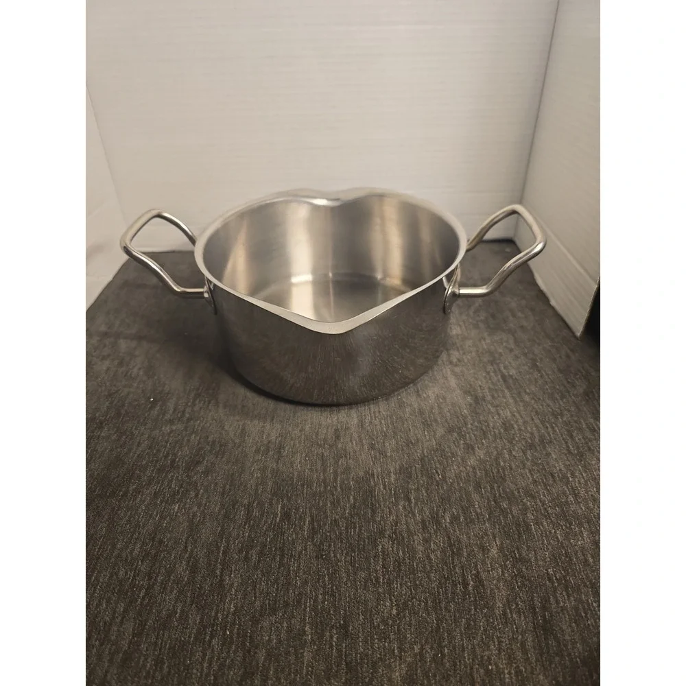 Krona Norpro USA 3‎ Qt Stainless Steel Stockpot Double Handle Silver Cookware